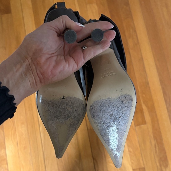 RHW x GIA Classic Pointed-Toe Knee-High Boots chocolate brown leather size 8.5 - Picture 7 of 15